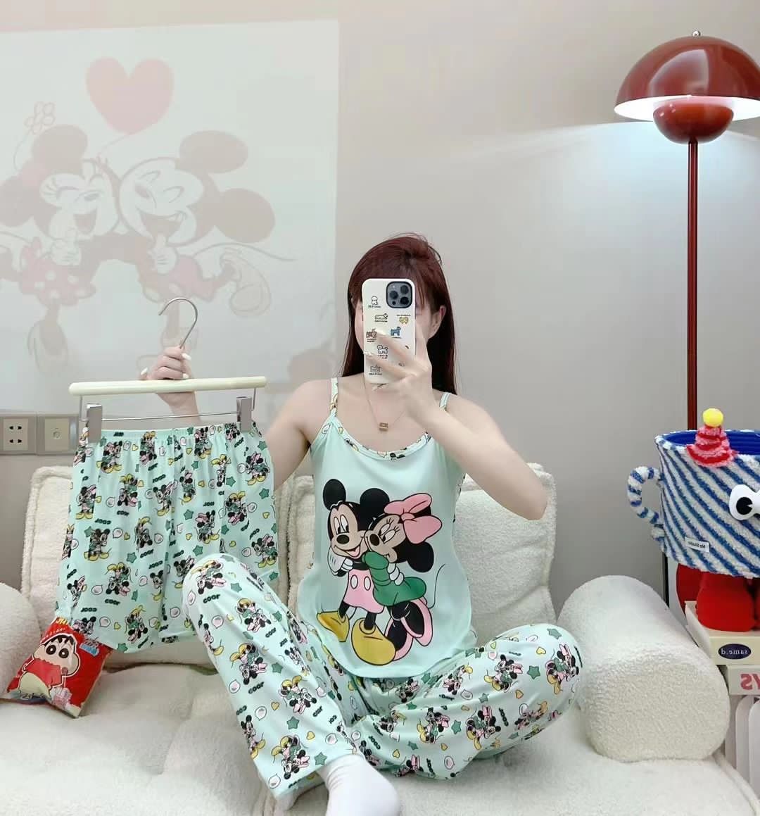 PIJAMA TIRAS TRES PIEZAS - Fashion Palacios