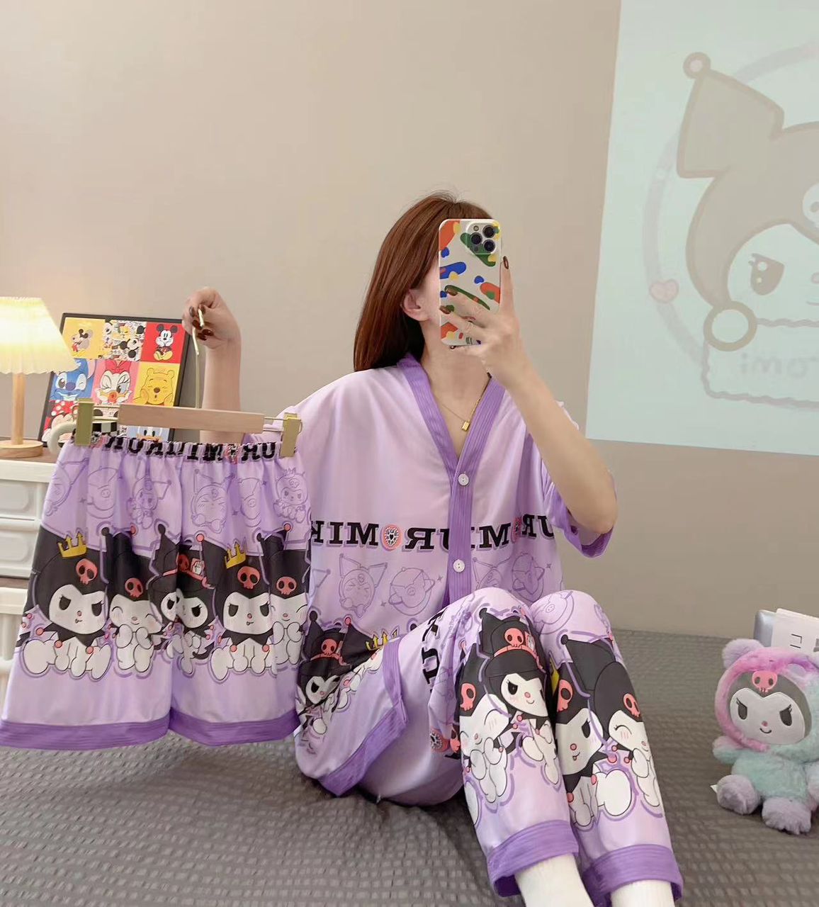 PIJAMA BOTONES TRES PIEZAS - Happy Shopping
