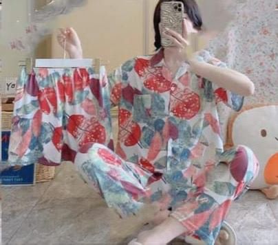 PIJAMA BOTONES 3 PIEZAS - Fashion Palacios