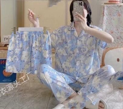 PIJAMA BOTONES 3 PIEZAS - Fashion Palacios