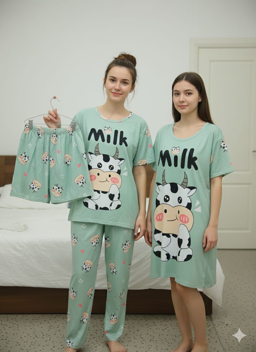 PIJAMA CUATRO PIEZAS - Fashion Palacios