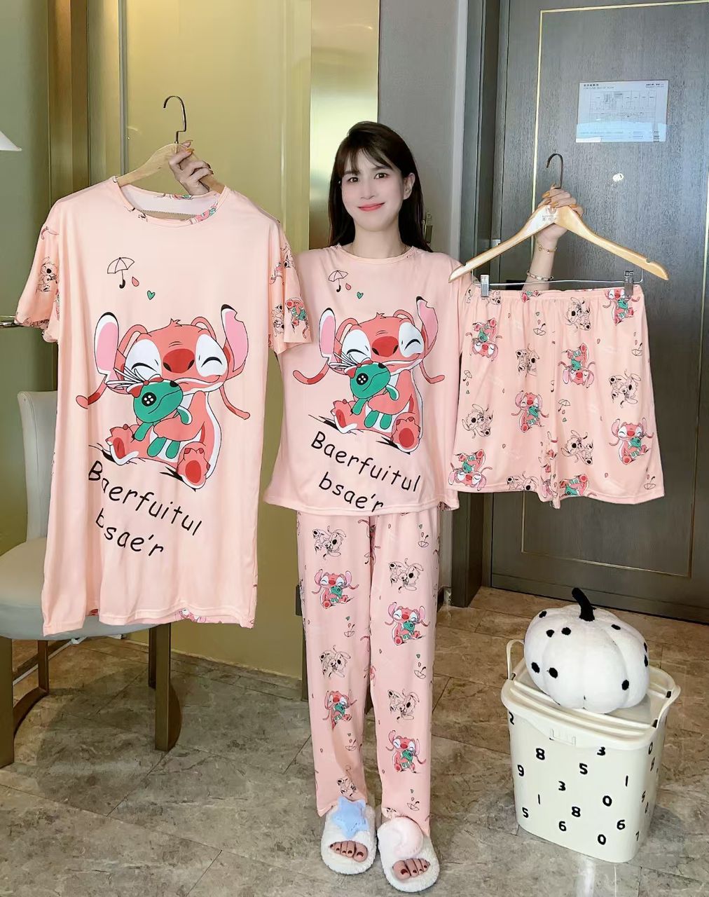 PIJAMA CUATRO PIEZAS - Fashion Palacios