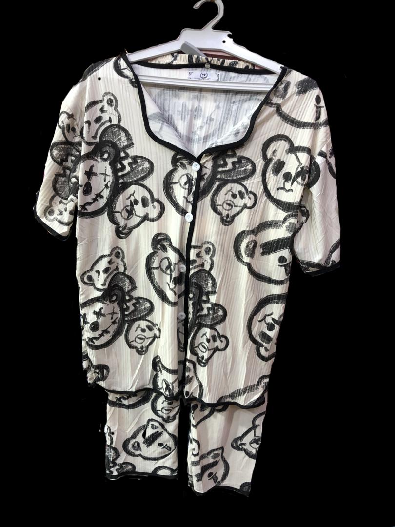 PIJAMA BOTONES ACANALADA - Fashion Palacios