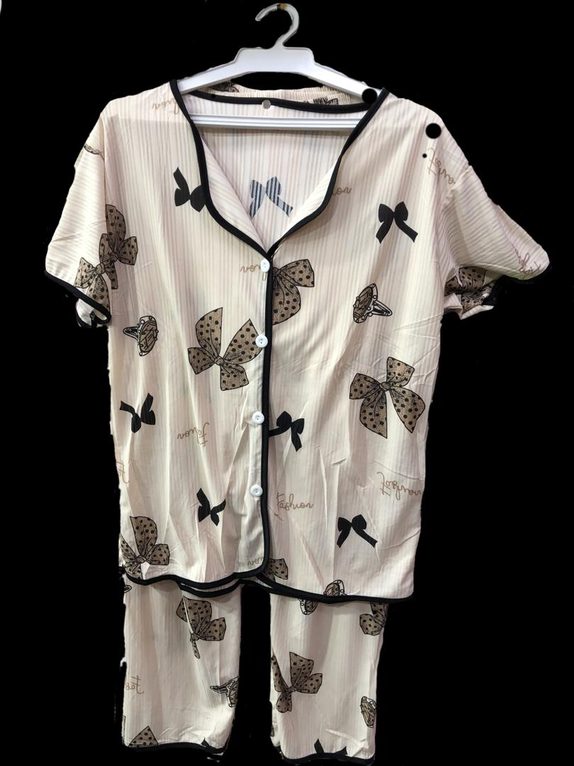 PIJAMA BOTONES ACANALADA - Fashion Palacios