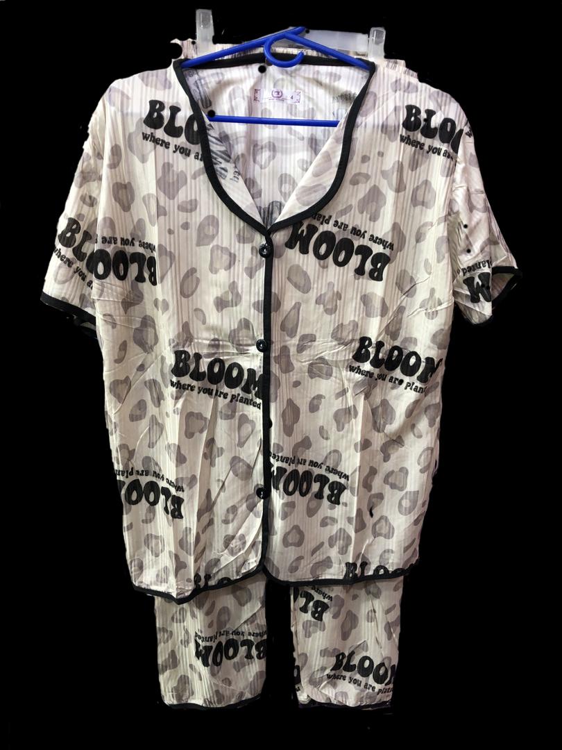 PIJAMA BOTONES ACANALADA - Fashion Palacios
