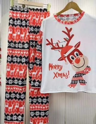 PIJAMA NAVIDAD MANGA LARGA ADULTO - Happy Shopping