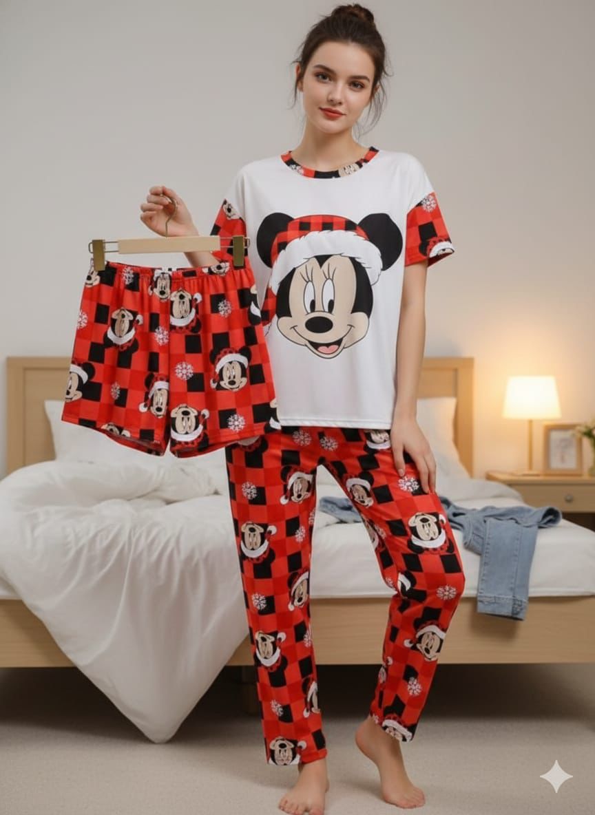 PIJAMA NAVIDAD ADULTO 3 PIEZAS - Happy Shopping