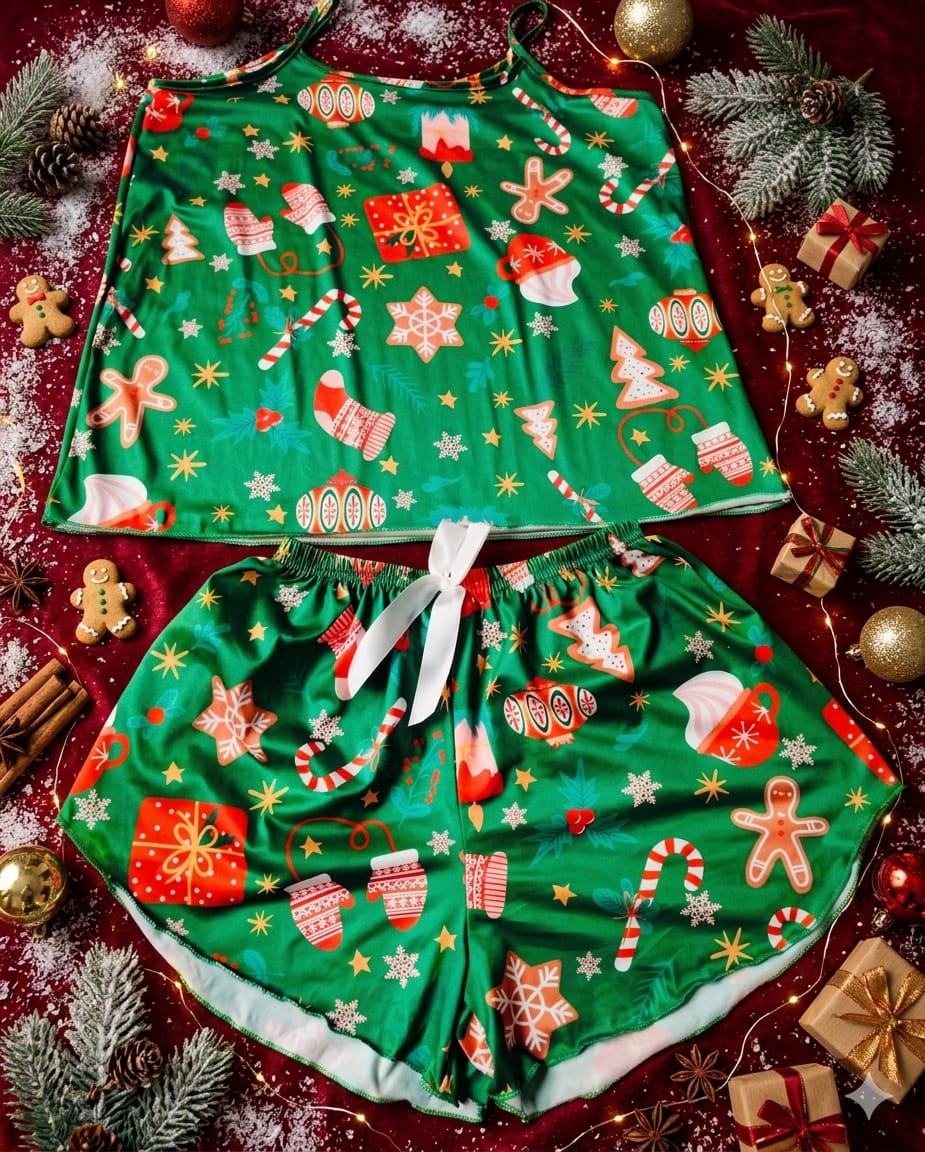 PIJAMA TOP NAVIDAD - Happy Shopping