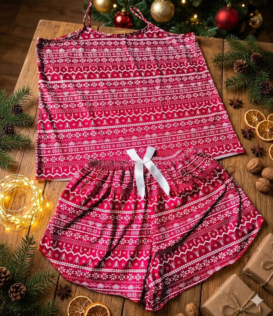 PIJAMA TOP NAVIDAD - Happy Shopping