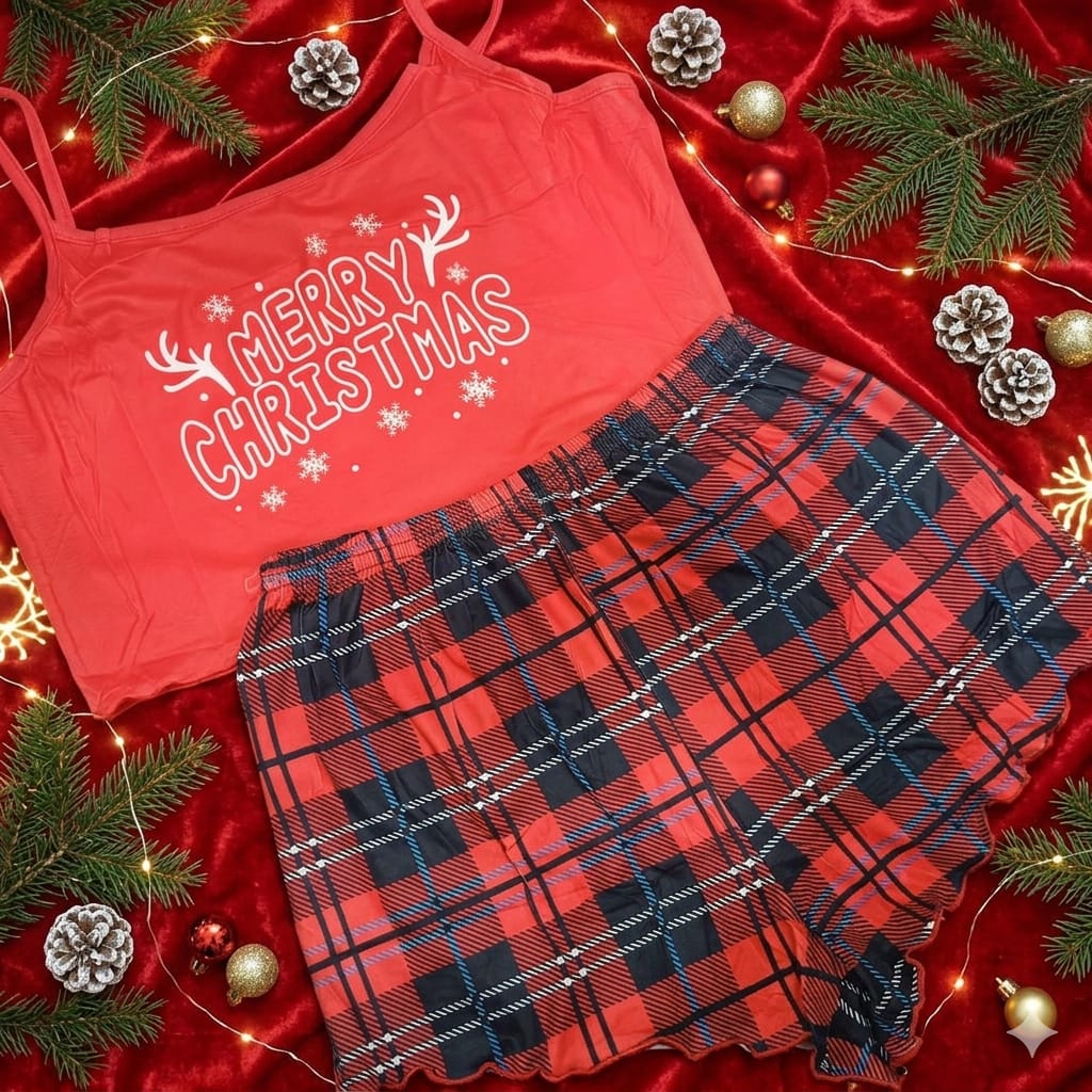 PIJAMA TOP NAVIDAD - Happy Shopping