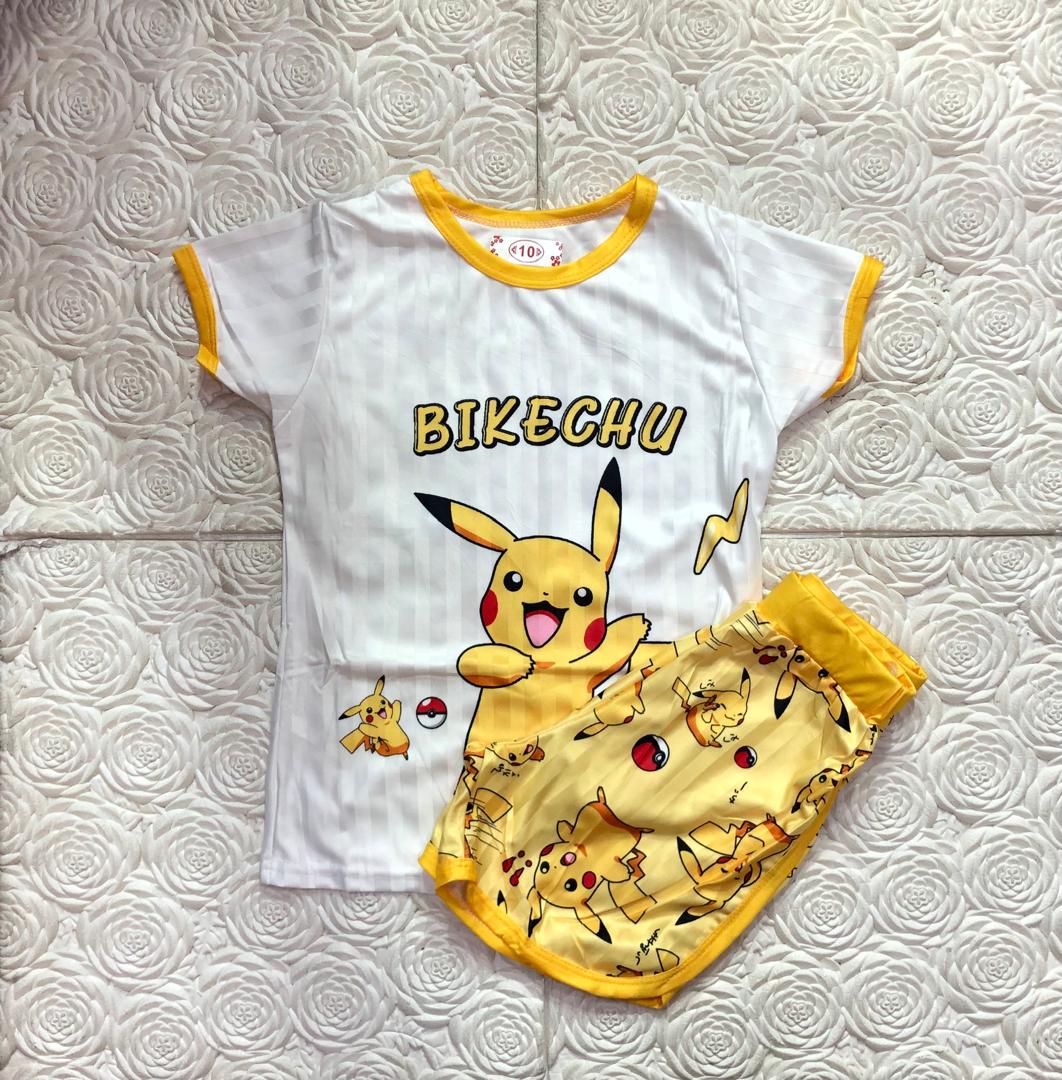 PIJAMA ACANALADAS SHORT NIÑOS - Happy Shopping
