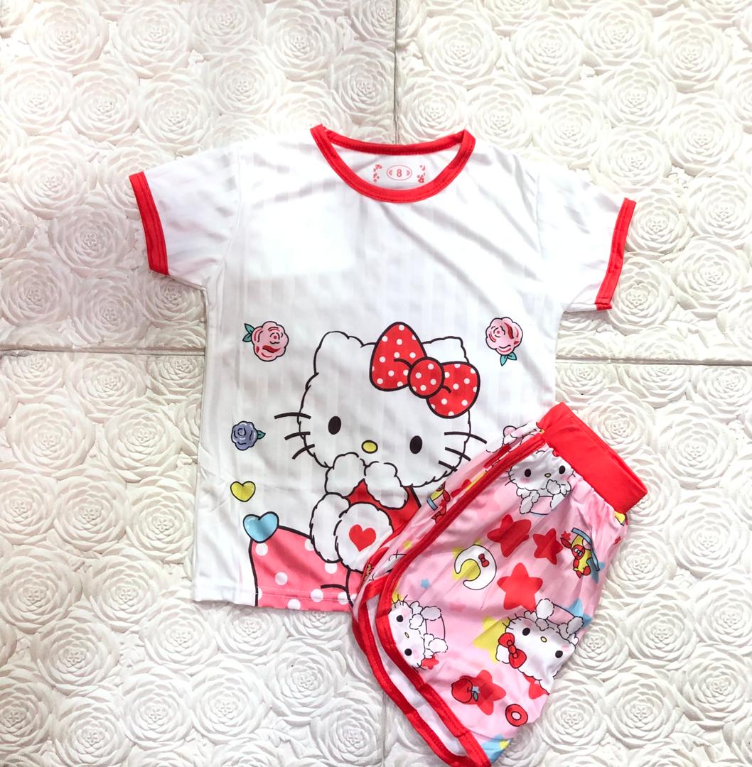 PIJAMA ACANALADAS SHORT NIÑOS - Happy Shopping