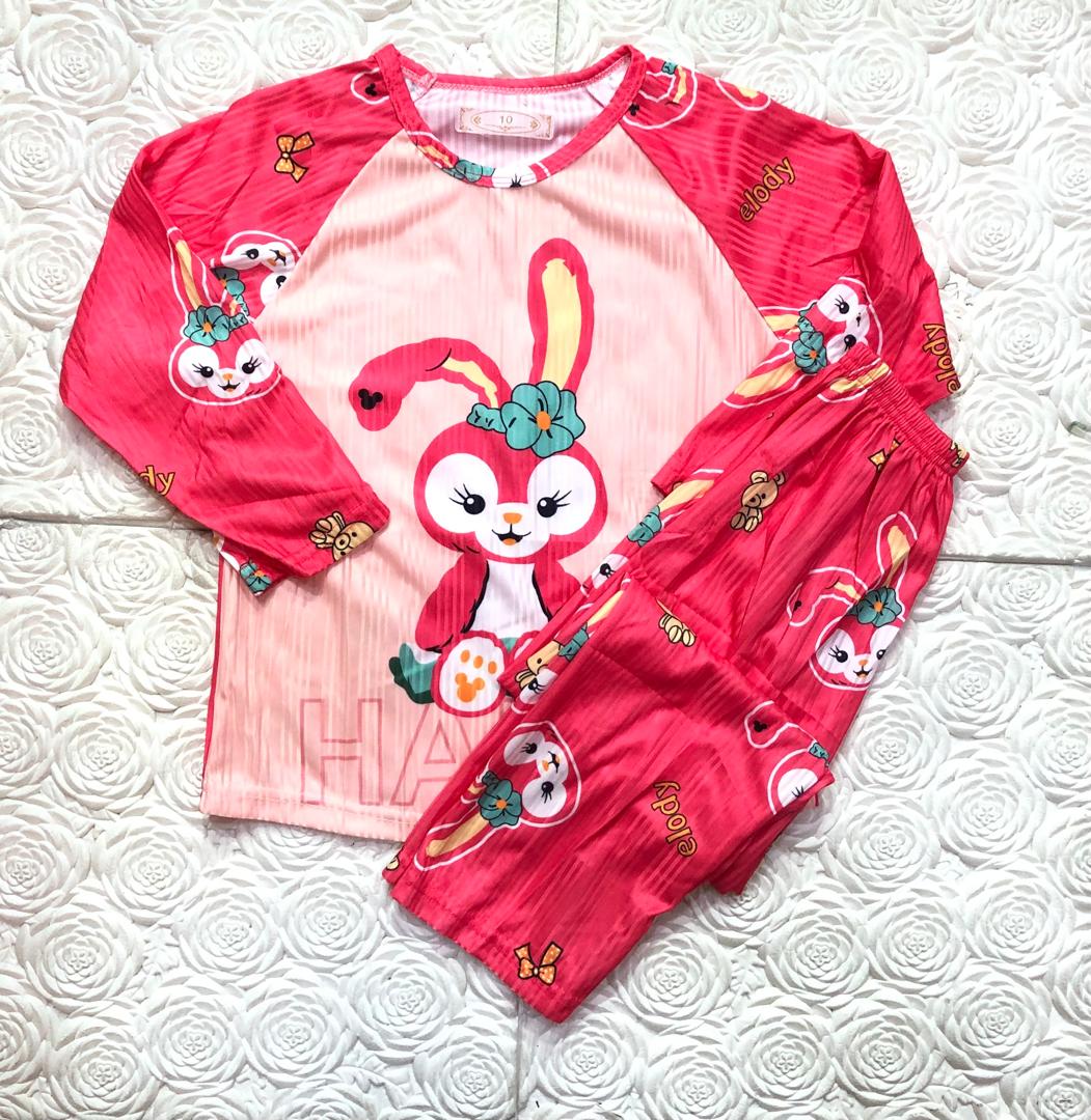 PIJAMA ACANALADA MANGA LARGA NIÑOS - Happy Shopping
