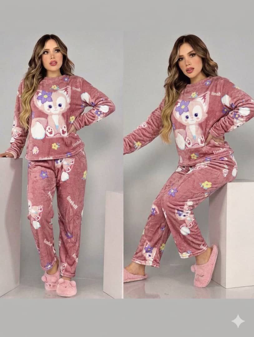 PIJAMA PELUCHE DAMA - Happy Shopping