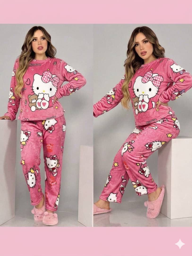 PIJAMA PELUCHE DAMA - Happy Shopping