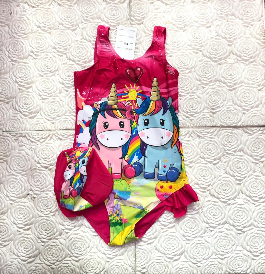 TRAJE DE BAÑO COMPLETO GORRITO - Happy Shopping