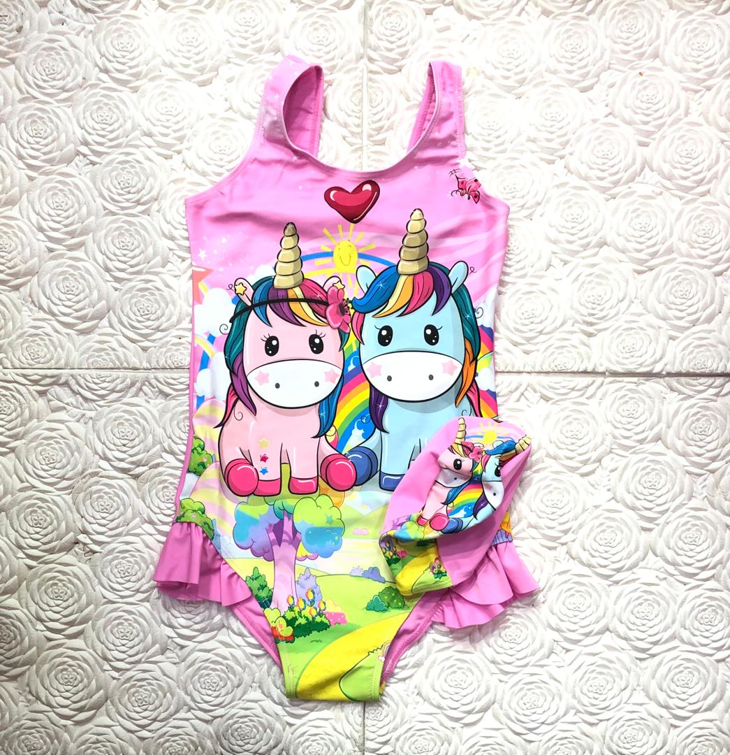 TRAJE DE BAÑO COMPLETO GORRITO - Happy Shopping