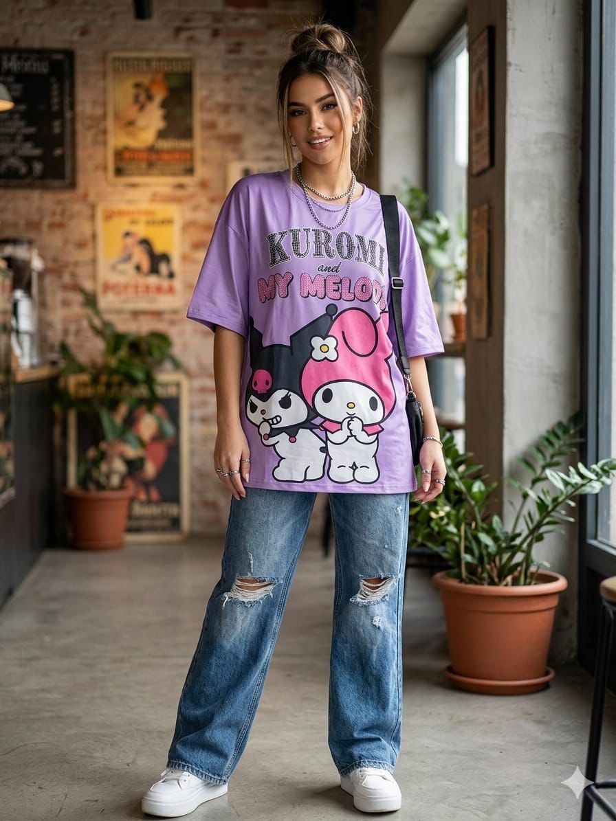 OVERSIZE DAMA PIEDRERIA - Happy Shopping