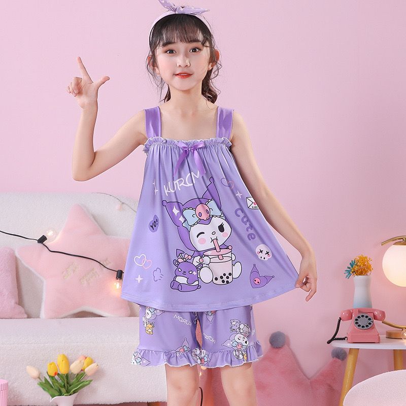 PIJAMA SHORT MANGA CORTA CON LAZO - Happy Shopping