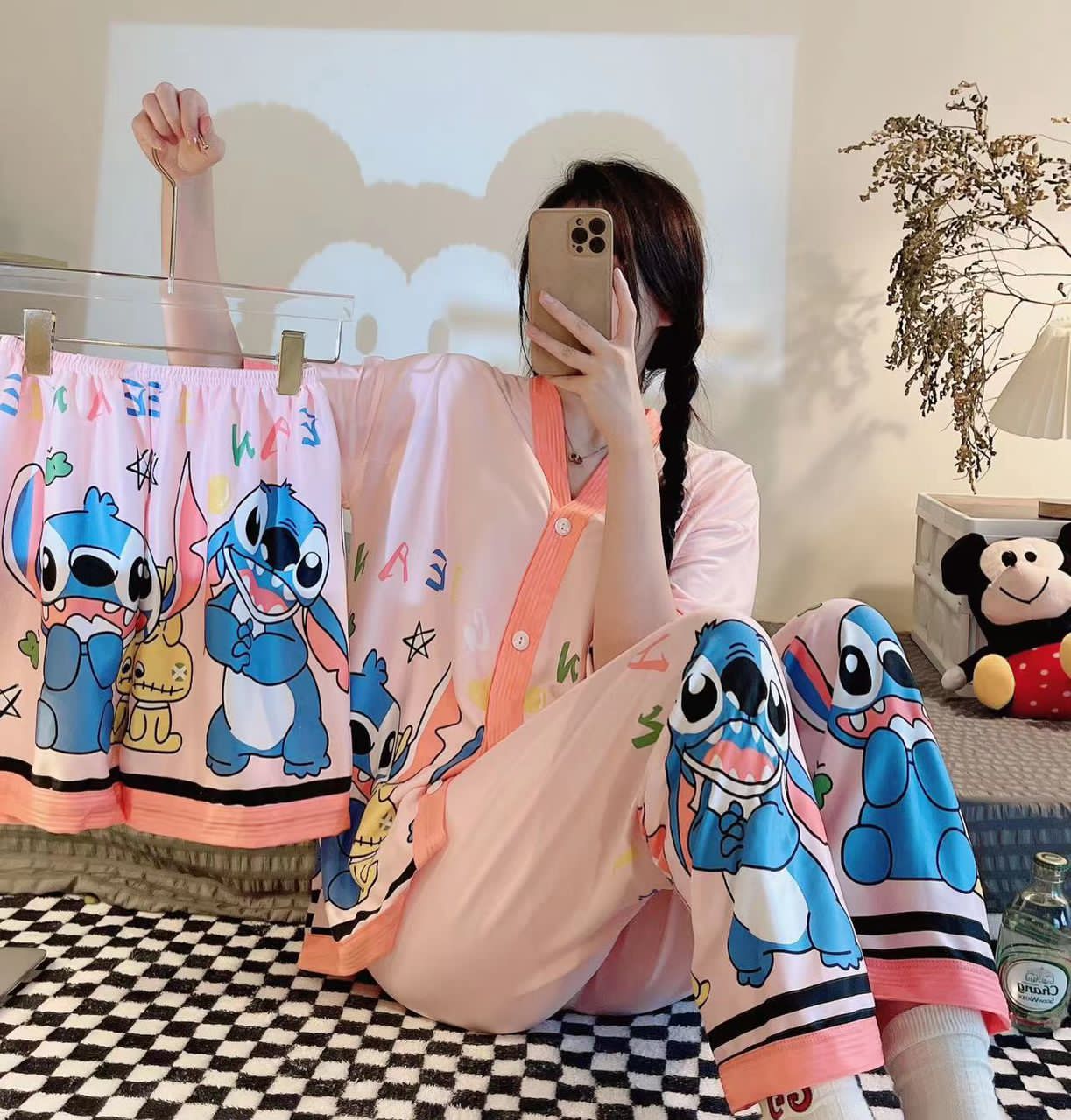 PIJAMA BOTONES 3 PIEZAS - Happy Shopping