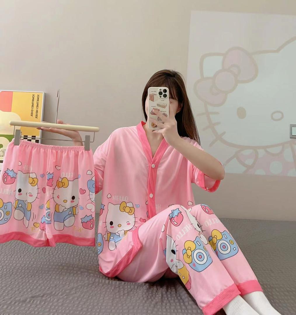 PIJAMA BOTONES 3 PIEZAS - Happy Shopping