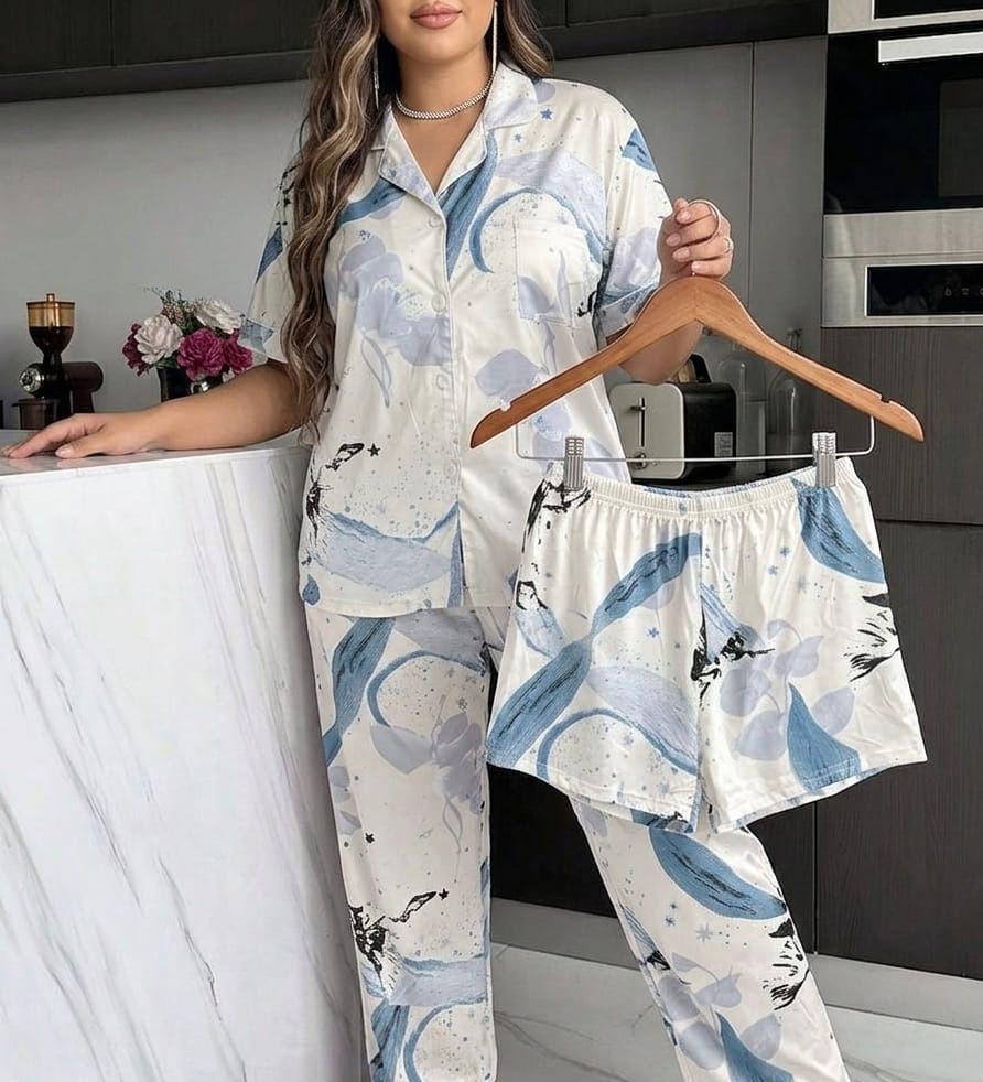 PIJAMA BOTONES ANIMADA 3 PIEZAS - Happy Shopping