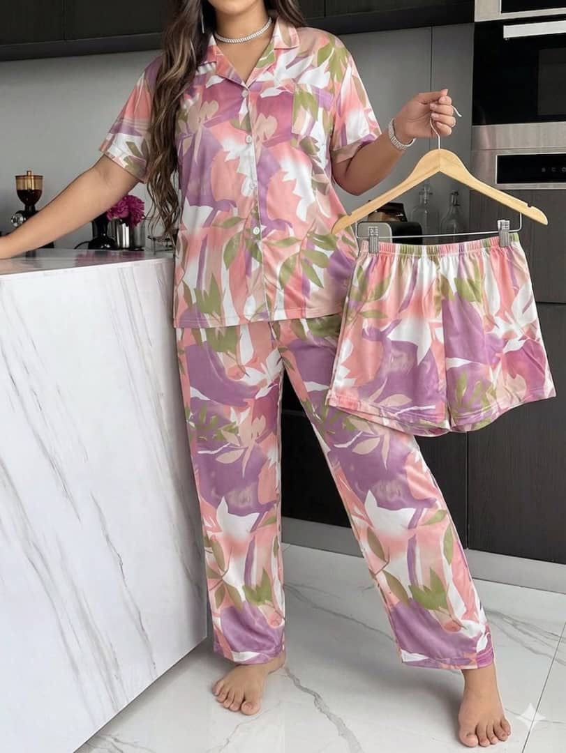 PIJAMA BOTONES ANIMADA 3 PIEZAS - Happy Shopping