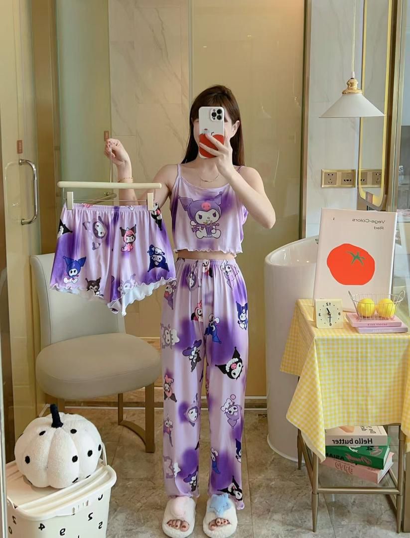 PIJAMA TOP 3 PIEZAS - Happy Shopping