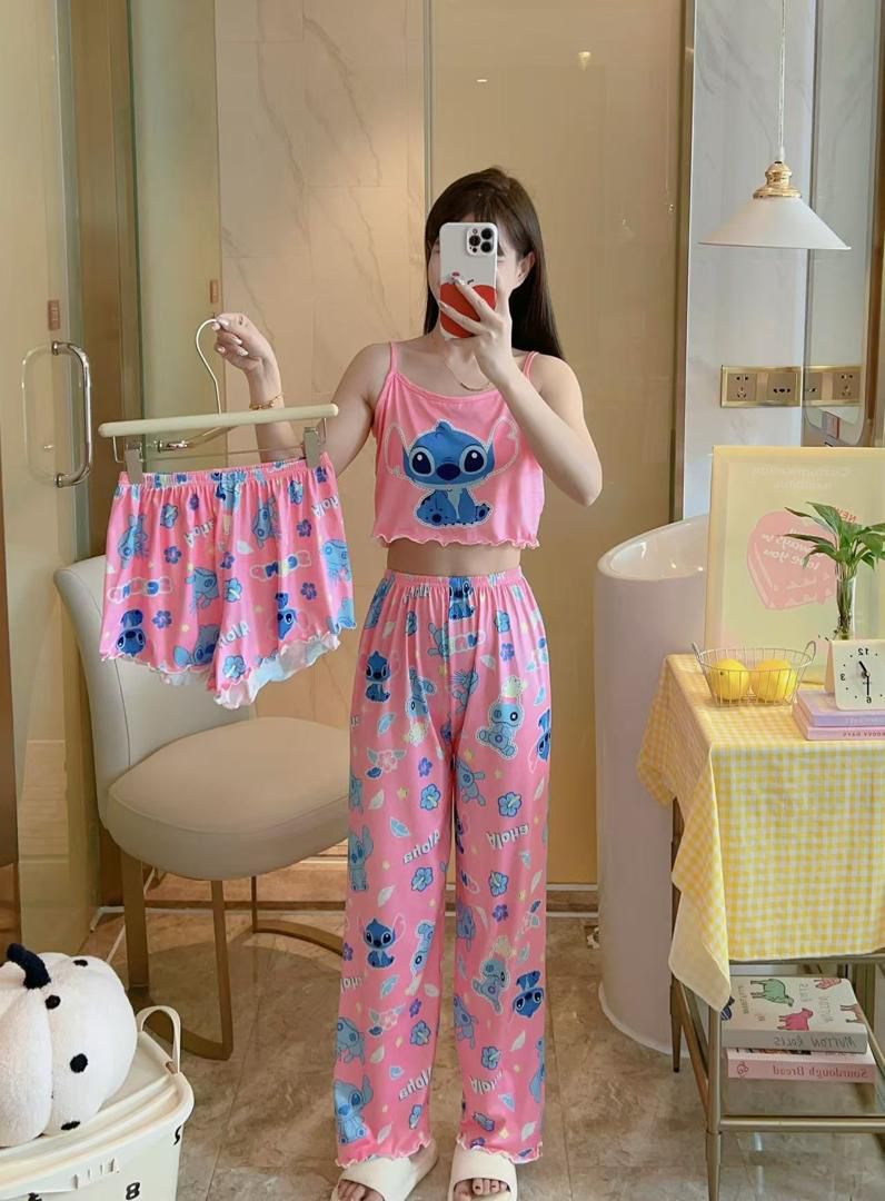 PIJAMA TOP 3 PIEZAS - Happy Shopping