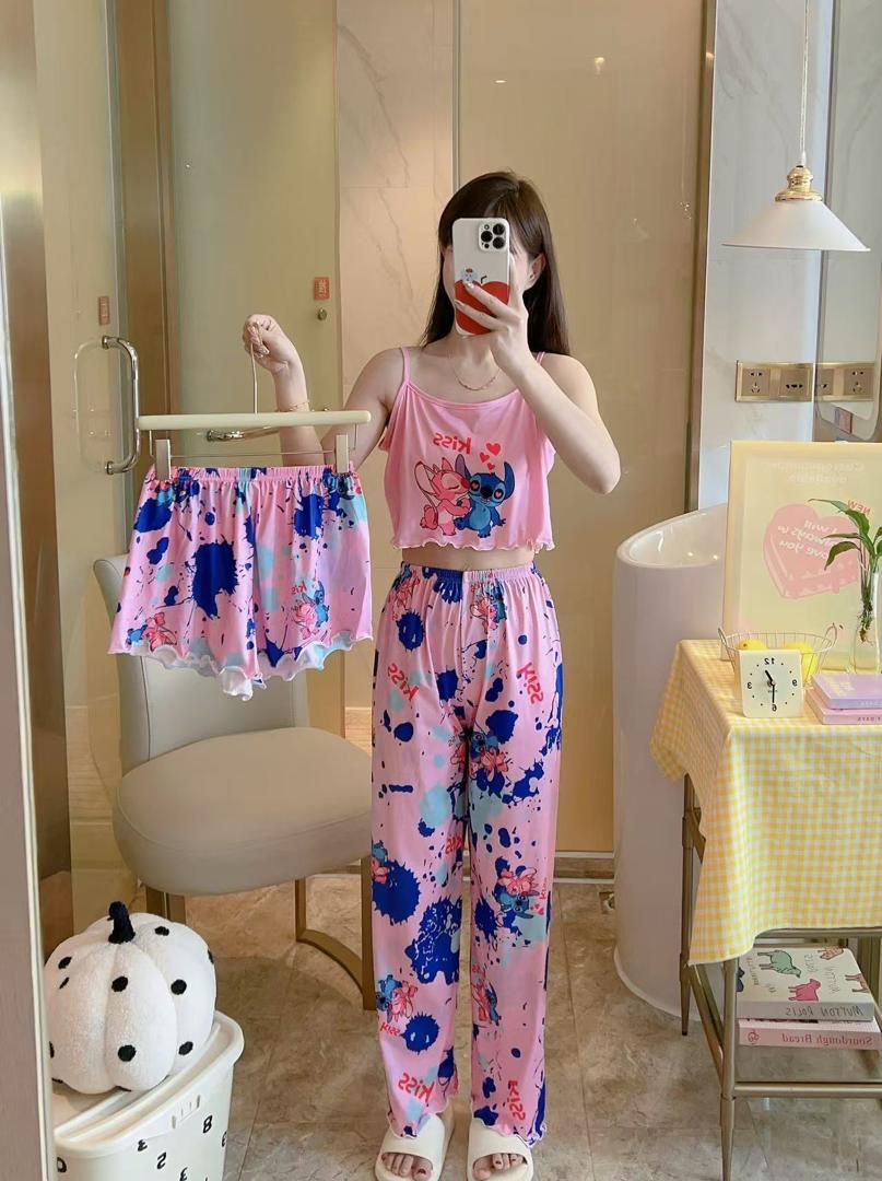 PIJAMA TOP 3 PIEZAS - Happy Shopping