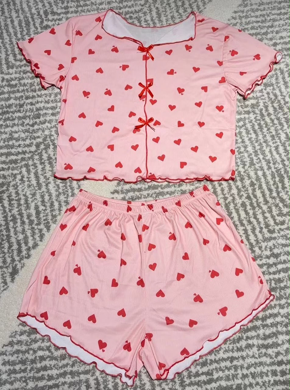 PIJAMA ACANALADA DE SHORT - Happy Shopping