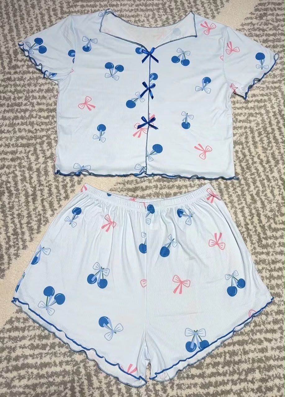 PIJAMA ACANALADA DE SHORT - Happy Shopping