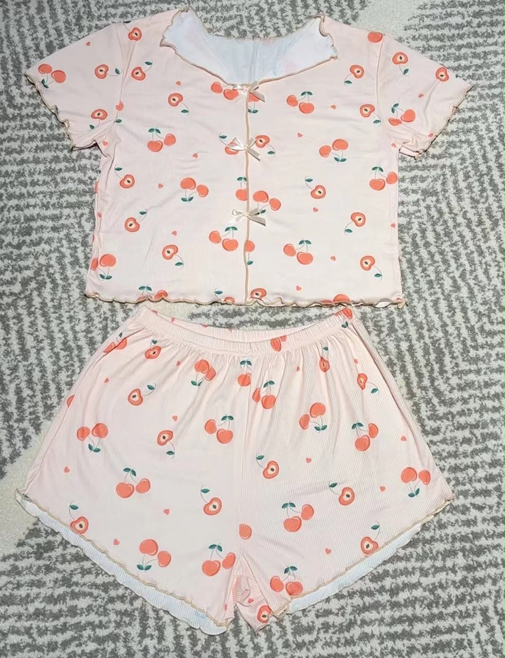 PIJAMA ACANALADA DE SHORT - Happy Shopping