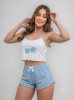 PIJAMA ACANALADA CHERRY - Fashion Palacios
