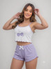 PIJAMA ACANALADA CHERRY - Fashion Palacios