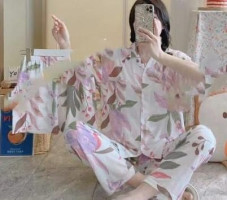PIJAMA BOTONES 3 PIEZAS - Fashion Palacios