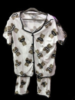 PIJAMA BOTONES ACANALADA - Fashion Palacios