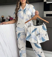 PIJAMA BOTONES ANIMADA 3 PIEZAS - Happy Shopping
