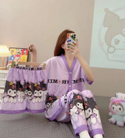 PIJAMA BOTONES 3 PIEZAS - Fashion Palacios